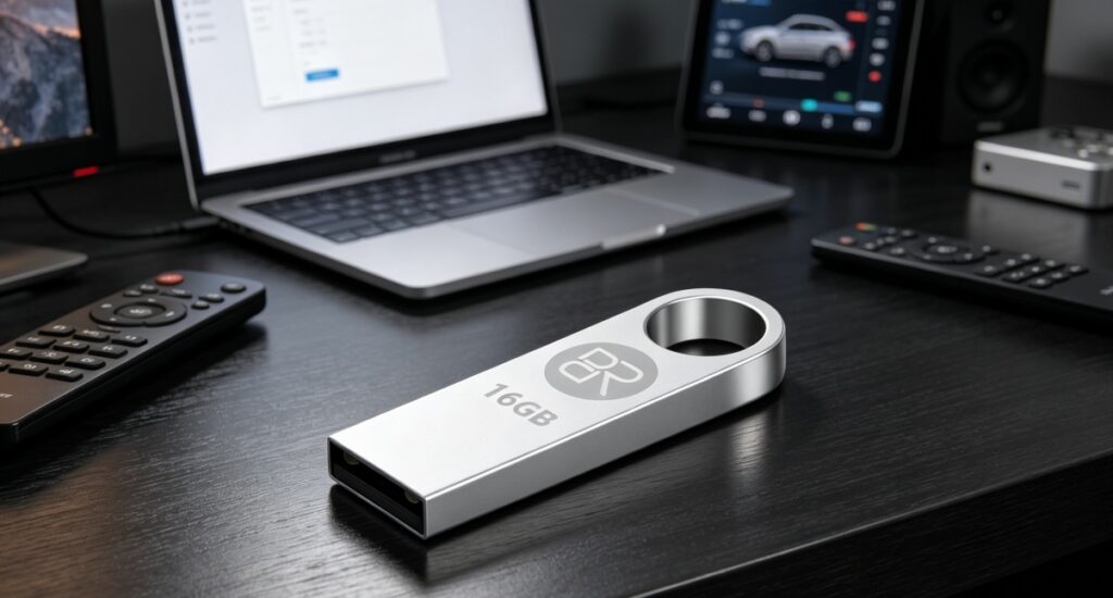 mini metal USB flash drive cover image